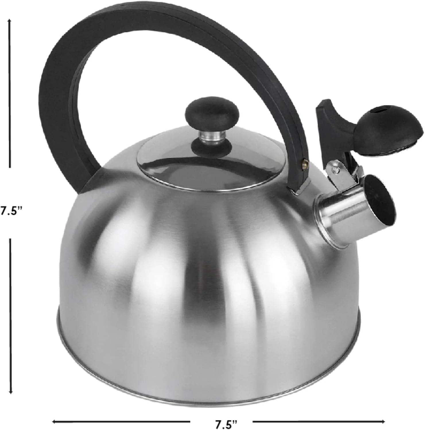 Springberry 2.25 Qt Stainless Steel Whistling Tea Kettle