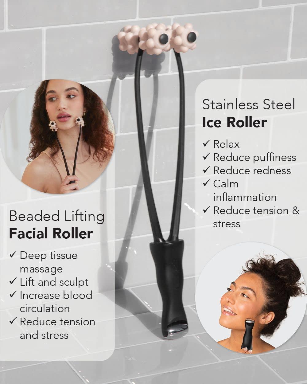Kitsch Eye & Facial Roller for Wrinkles , 2-in-1  Lifting Roller