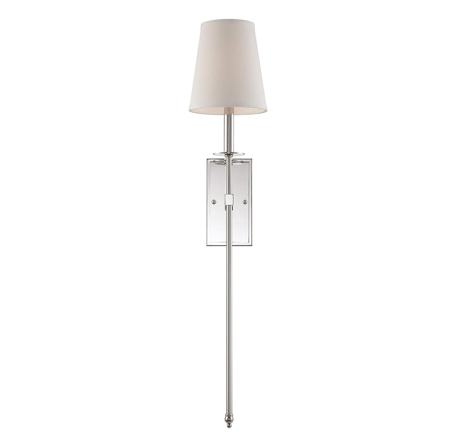 Savoy House Monroe 1 - Light Wall Light in  Polished Nickel
