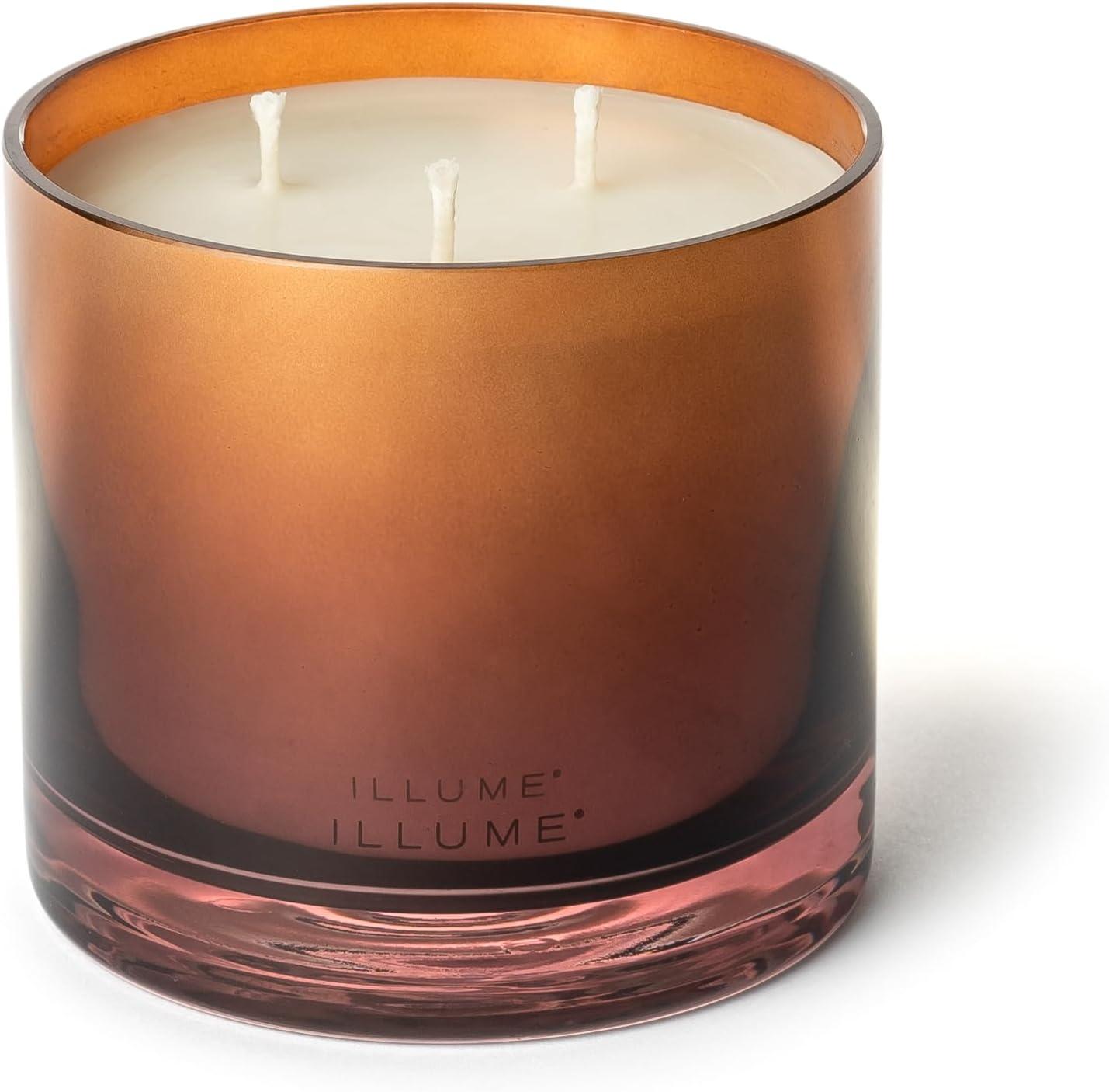 ILLUME Beautifully Done Essentials Terra Tabac Statement Glass Scented Candle