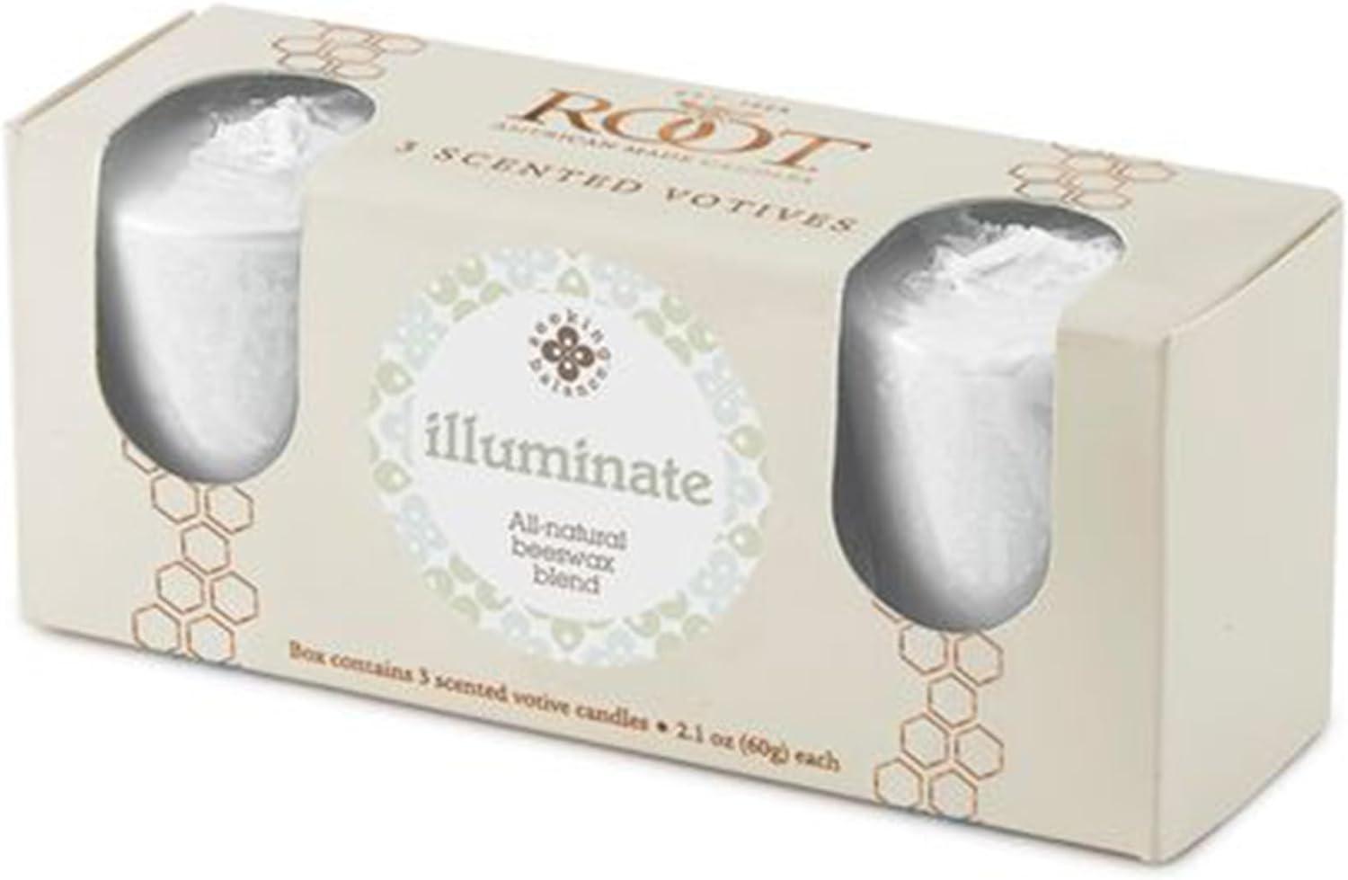 Seeking Balance Aromatherapy Illuminate Votive Candle (Set of 3)