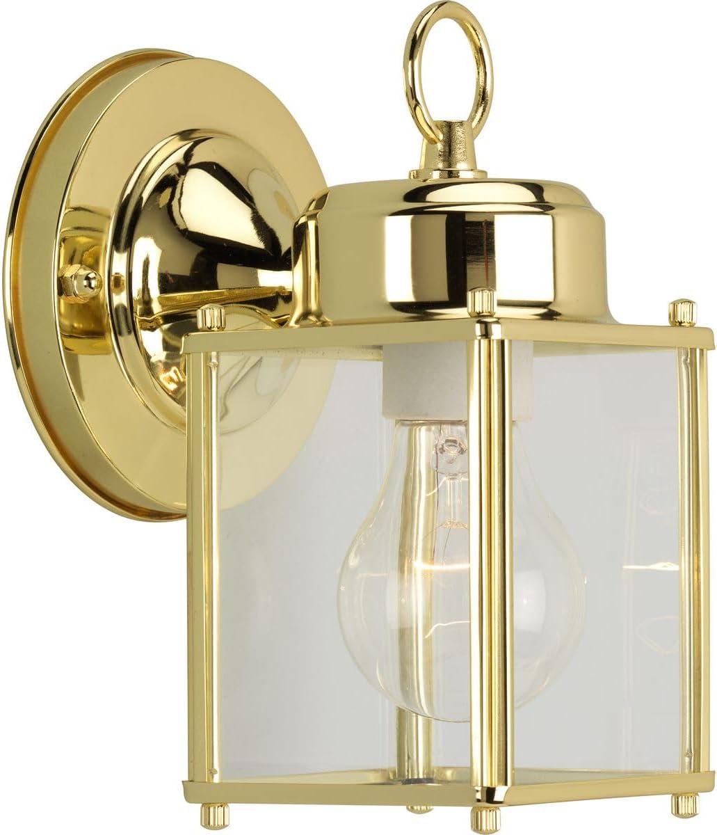 HomeStyle HS71001-10 HS71001-31 1-Light Small Wall Lantern, Black