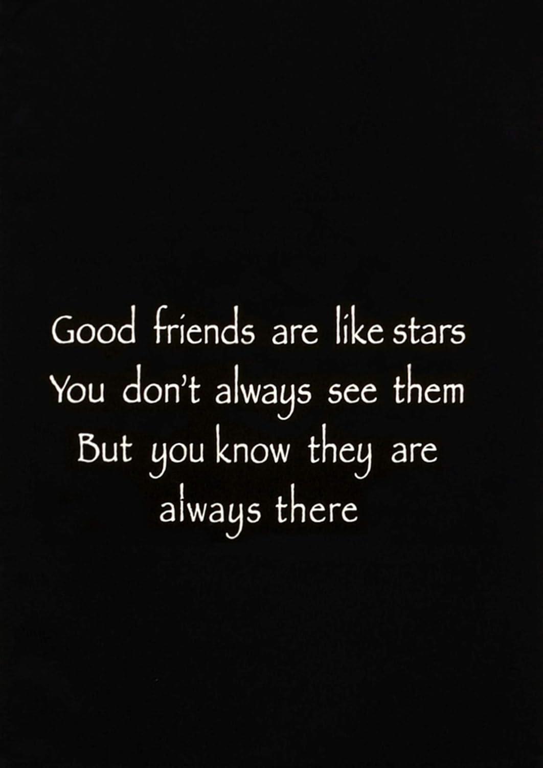 Inspirational Wall Decor Friendship Banner Art, Inspiring Quote Hanging Scroll, Motivational Message, Thought Saying Tapestry Brown Copper - 48" x 14"