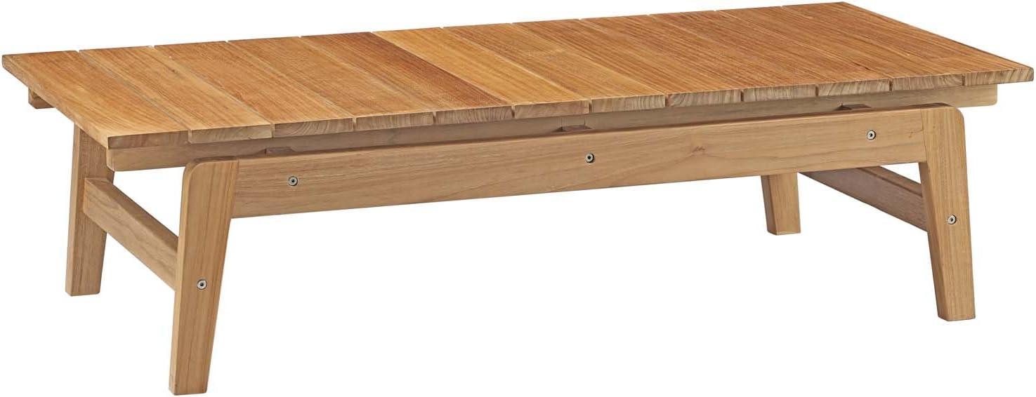 Modway Bayport Outdoor Patio Teak Coffee Table