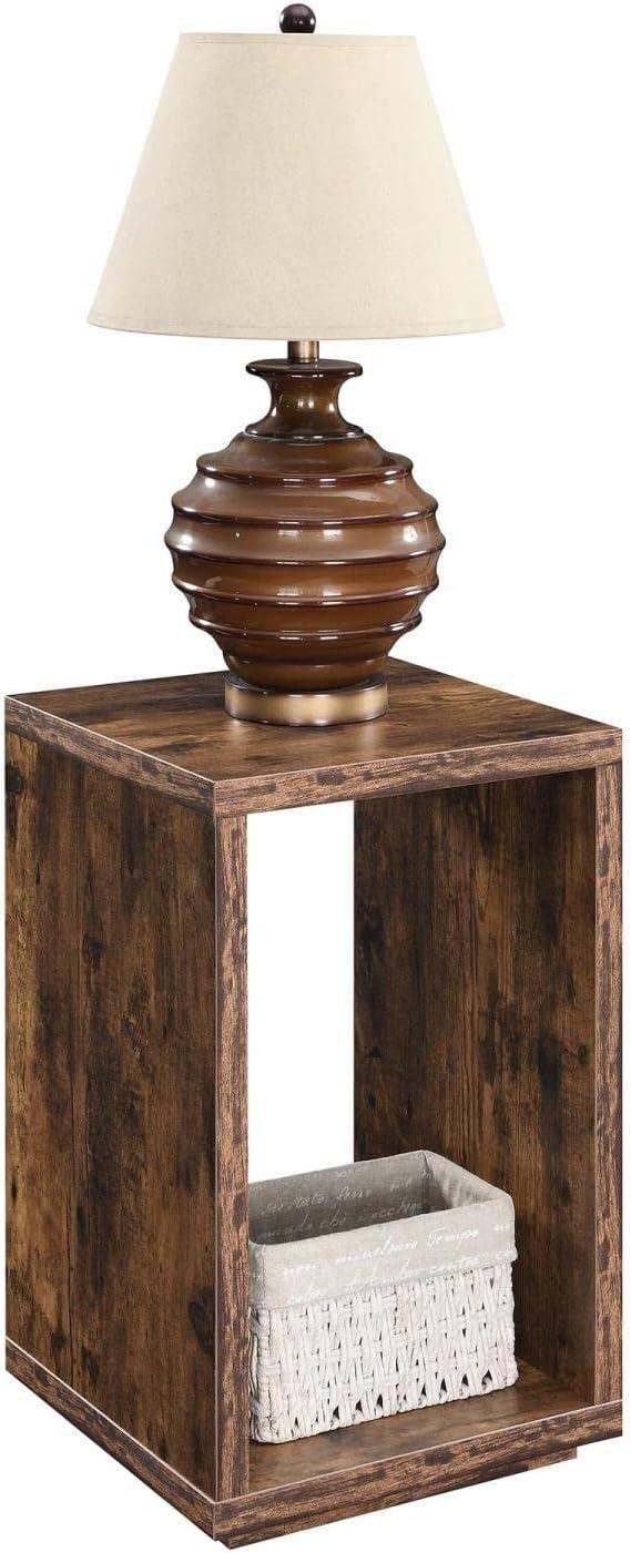 Convenience Concepts Northfield Admiral End Table with Shelf, Barnwood