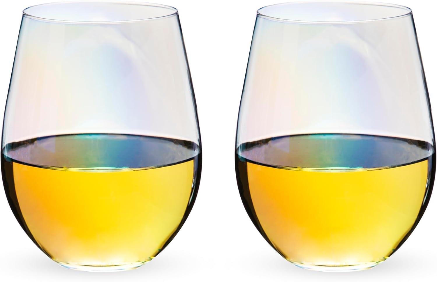 Luster Stemless Wine Glasses (Set of 2)