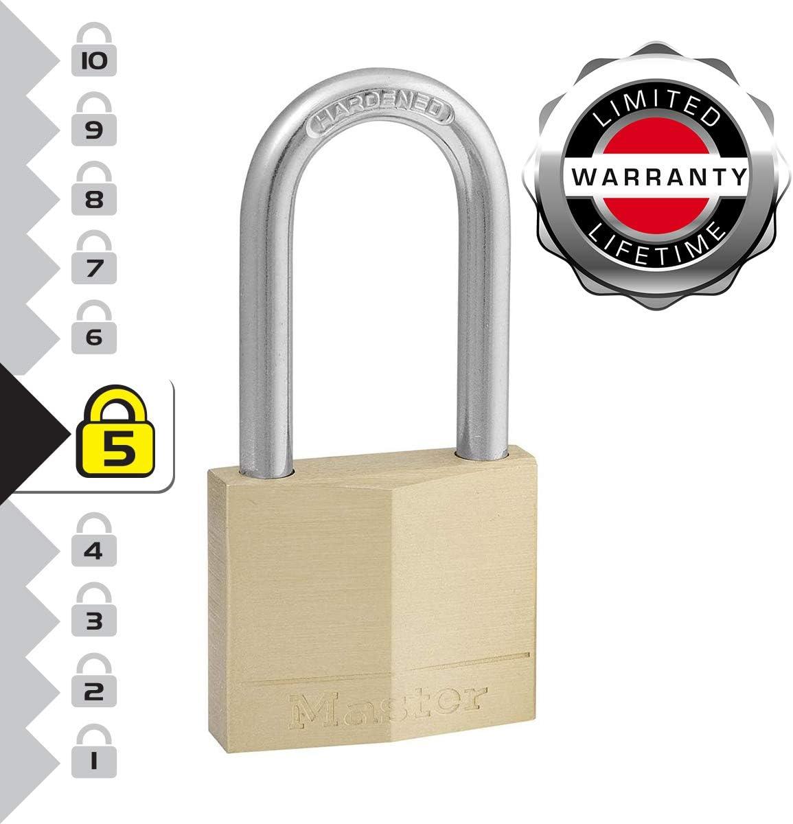 Solid Brass Padlock with Stainless Steel Shackle