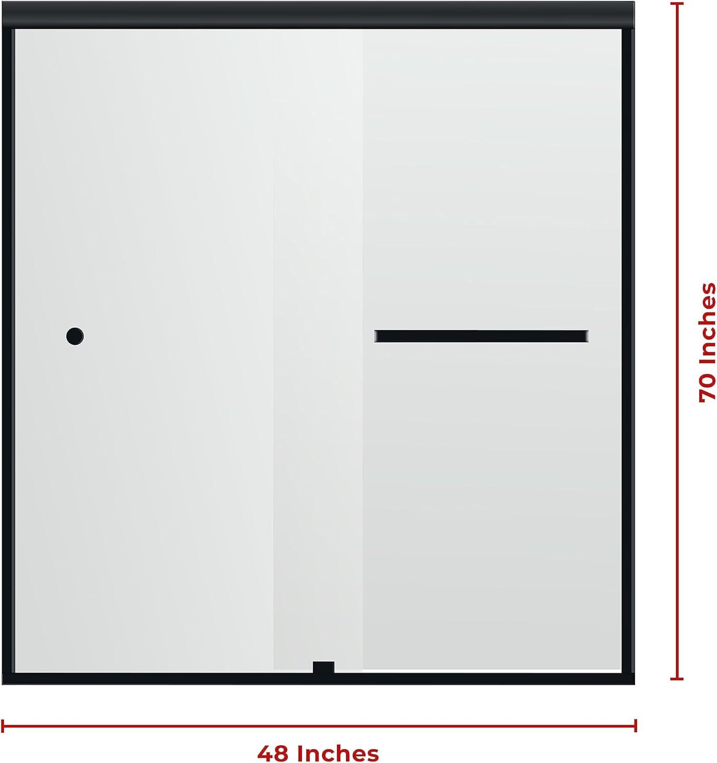 44"-48" W x 70" H Frameless Shower Door with Clean Coat Technology