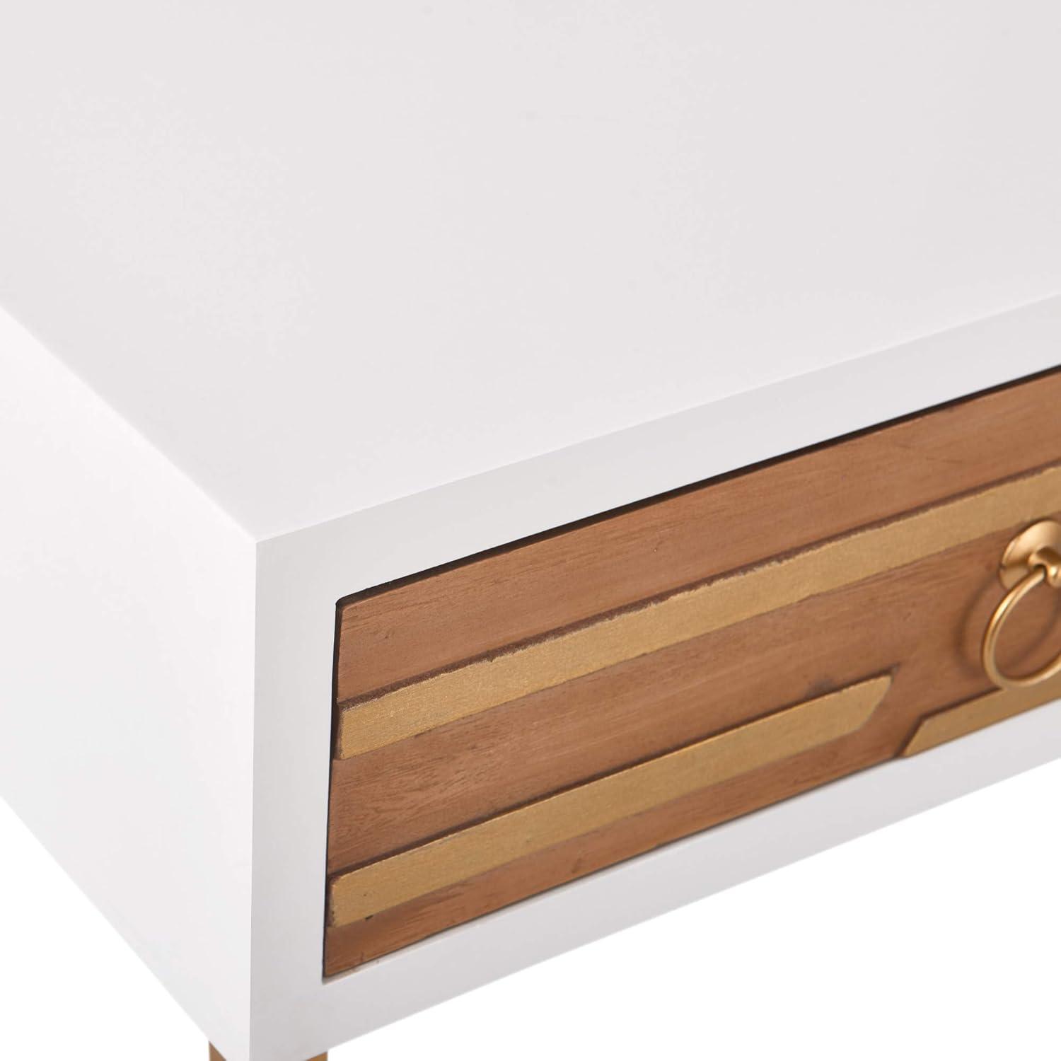 Adore Decor Jupiter Midecentury Console Table with 2-Drawers