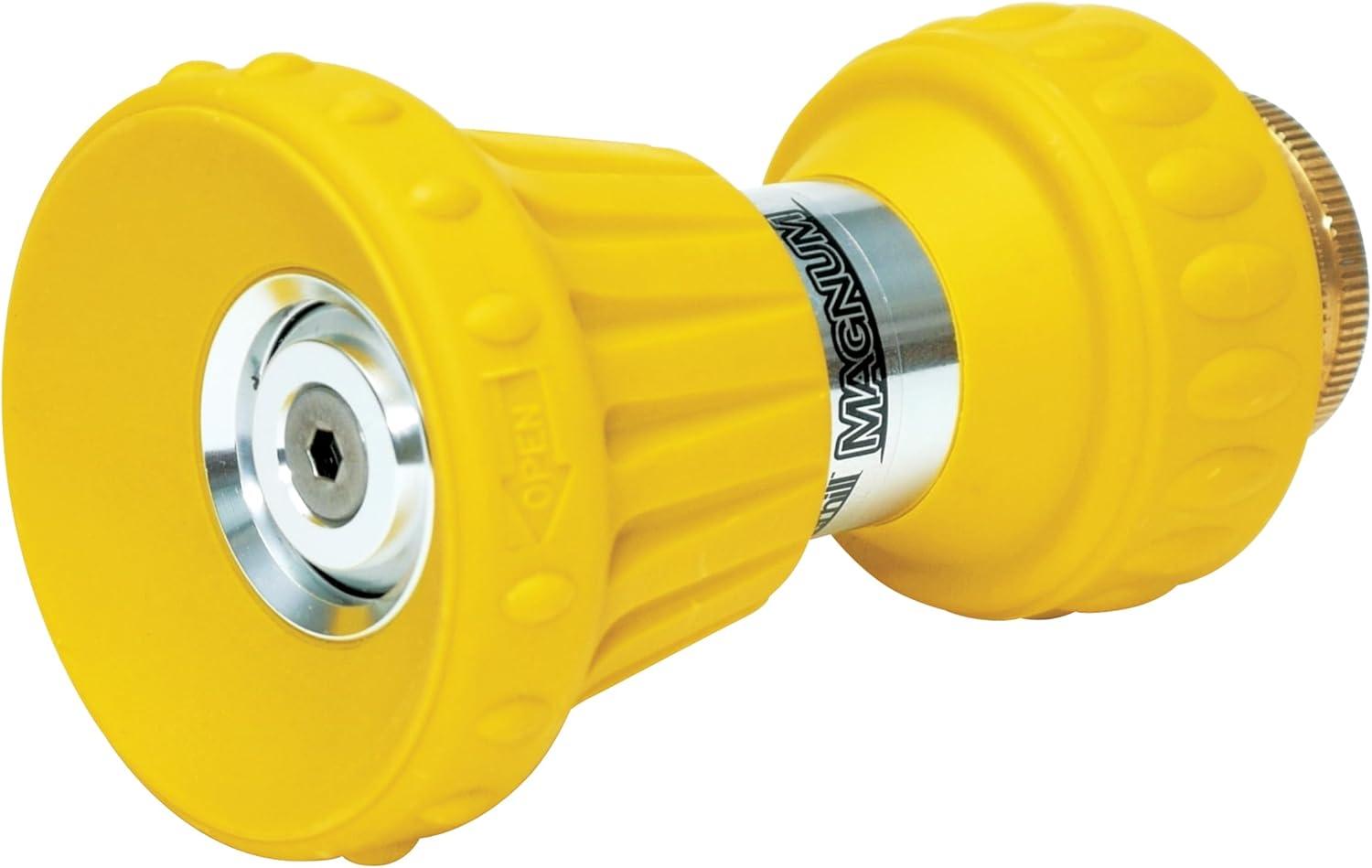 Underhill Magnum Garden Water Hose Nozzle, Sprayer, 37 GPM 80 PSI, 3/4-Inch Thread Inlet, Jet, Soak, Fan, Metal and Rubber, Adjustable, NG450