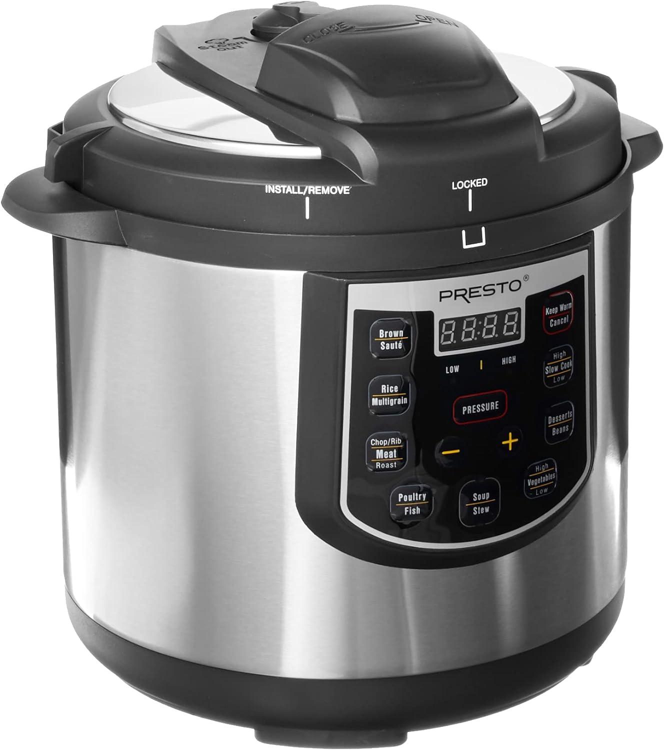 Presto 6 Qt Electric Pressure Cooker Plus - 02141