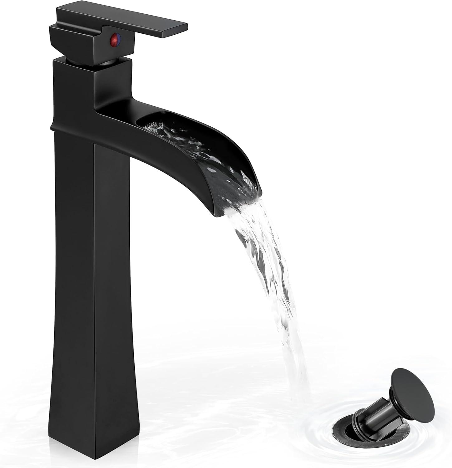 Vessel Sink Faucet Single-handle Bathroom Faucet with Drain Assembly