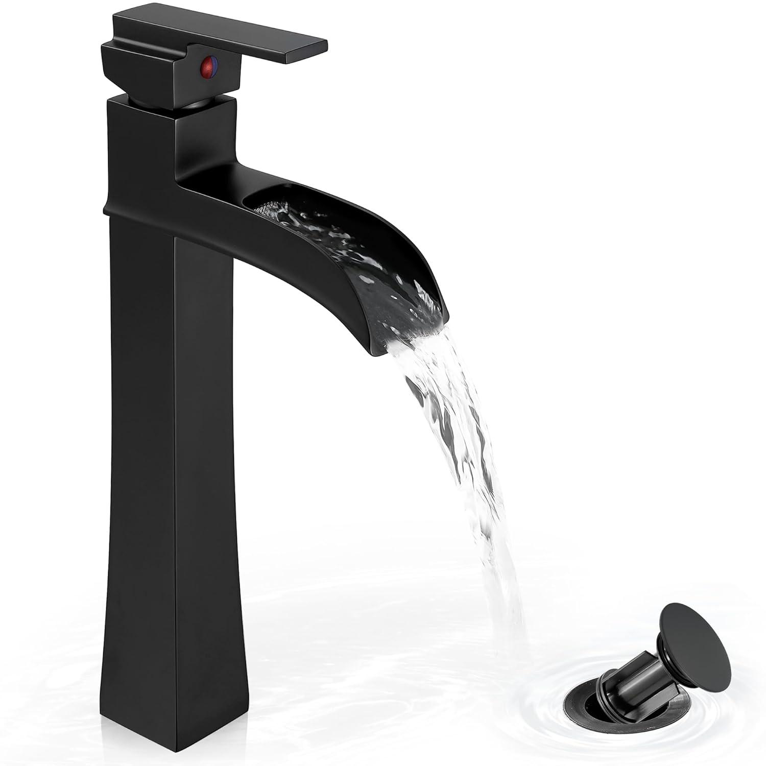 Vessel Sink Faucet Single-handle Bathroom Faucet with Drain Assembly
