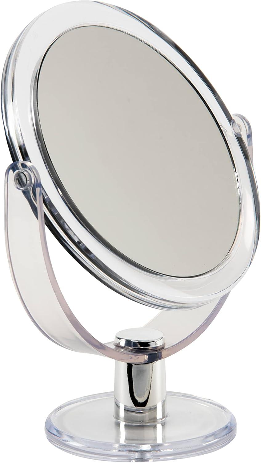 7" Vanity Rubberized 1X-10X Magnification Mirror - Home Details