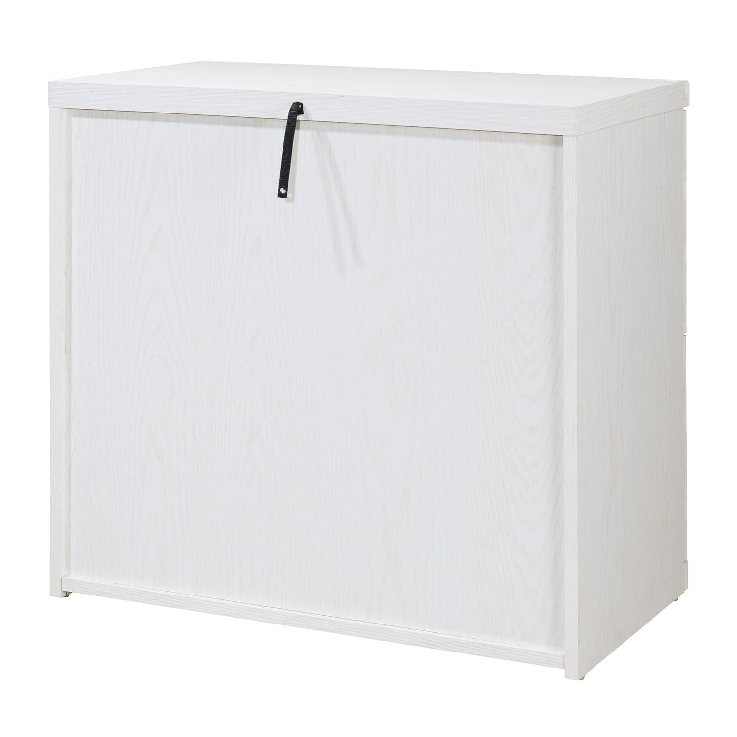 Alpine 2-Drawer Engineered Wood Lateral File with Lockdowel  in White Finish