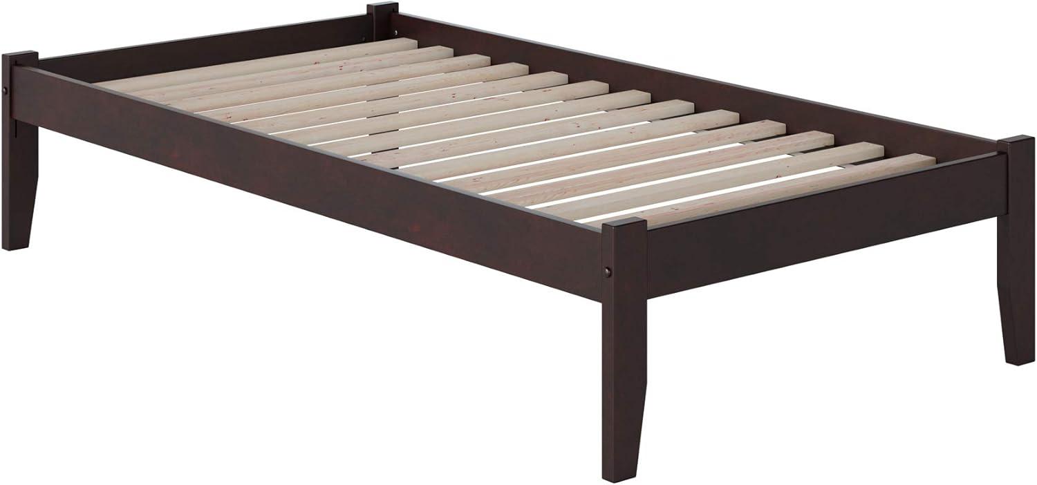 AFI Concord Twin XL Platform Bed with Open Foot Board in Espresso