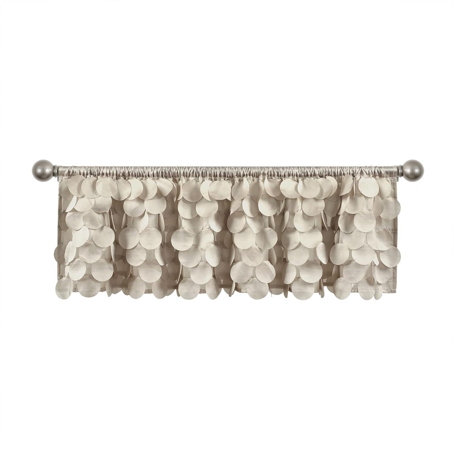 Lush Decor Gigi Scalloped Window Valance