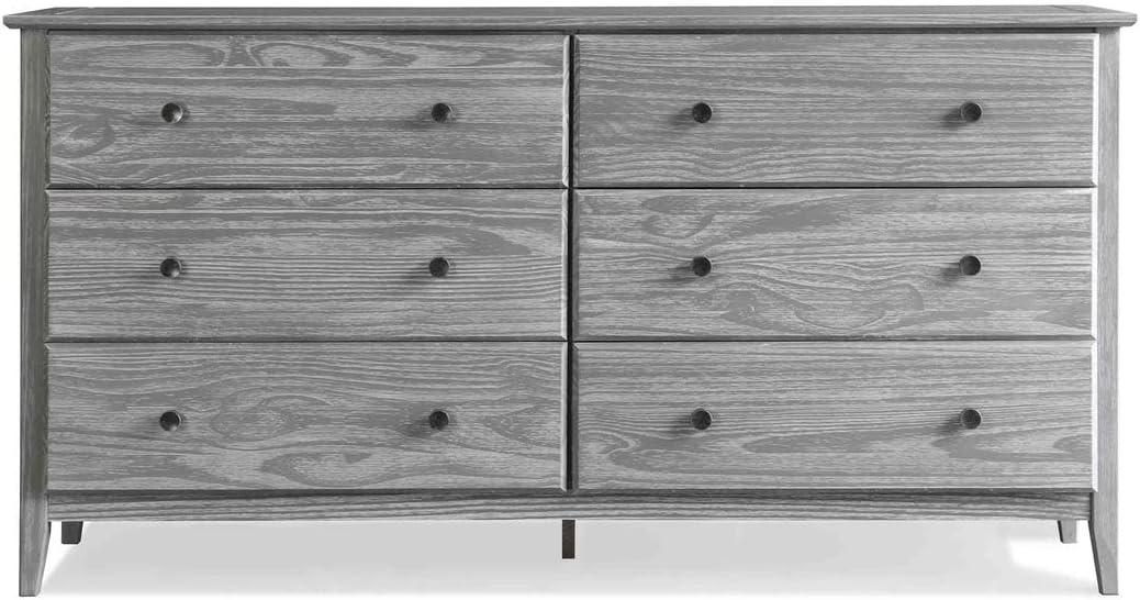 Greenport Solid Wood 63.75'' W 6 - Drawer Dresser