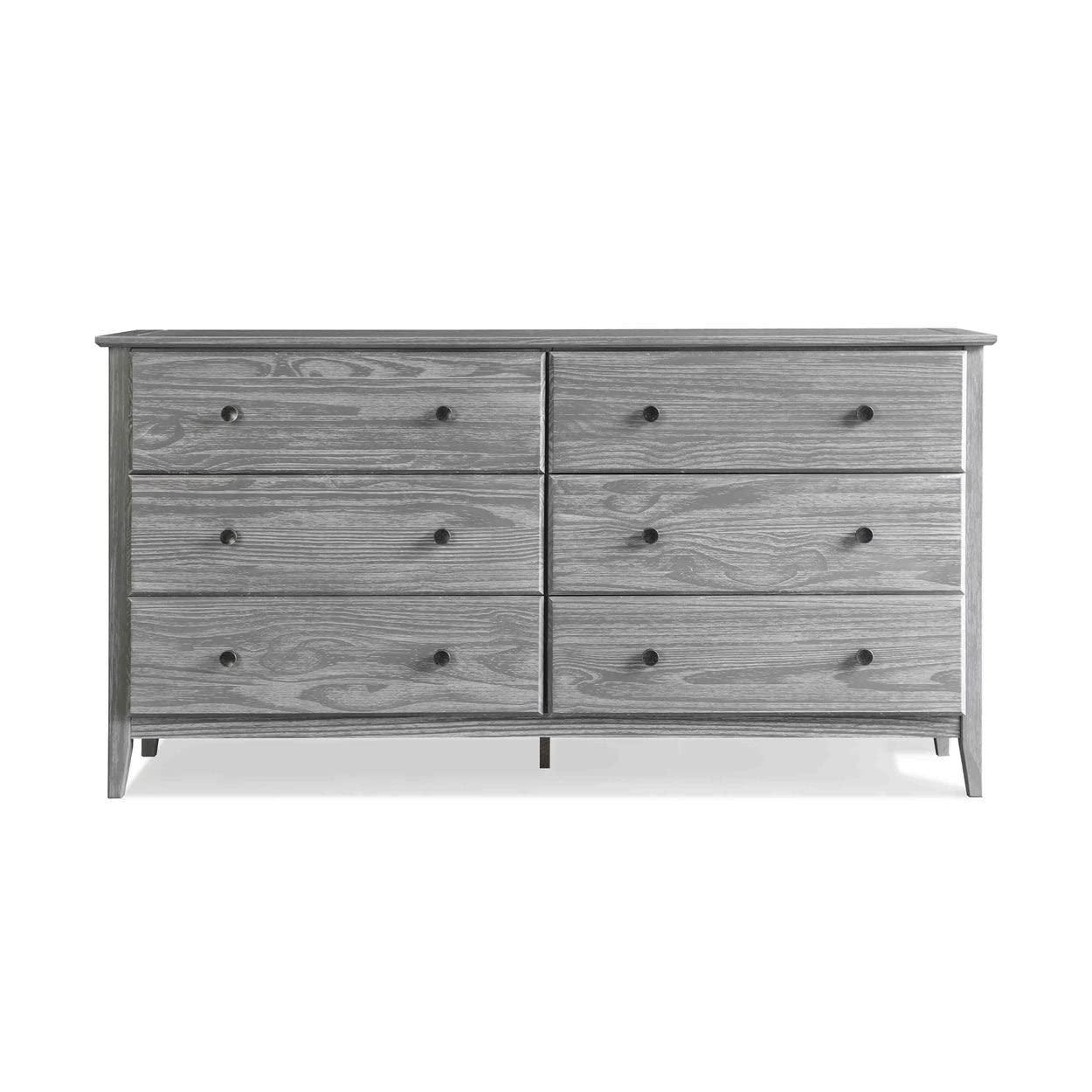 Greenport Solid Wood 63.75'' W 6 - Drawer Dresser