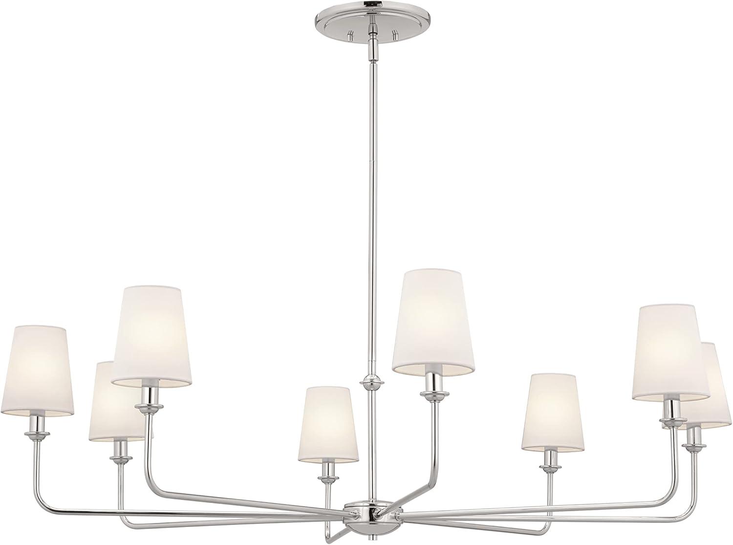 Kichler Lighting Pallas 8 - Light Chandelier in  Polished Nickel