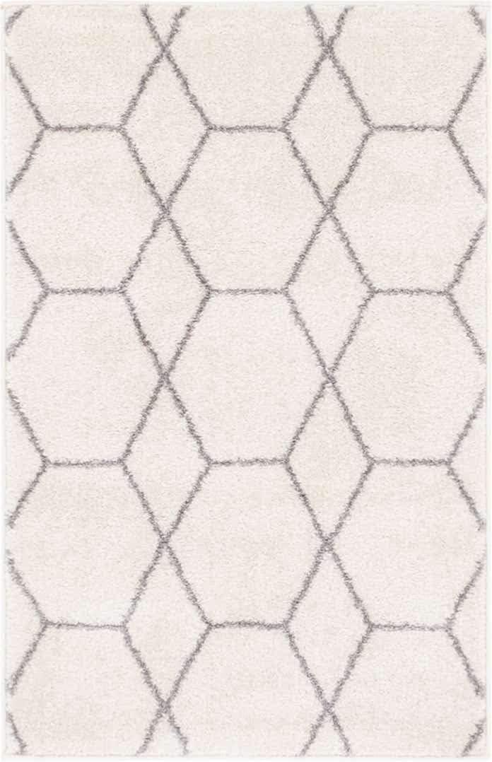 Unique Loom Trellis Frieze Geometric Trellis Indoor Woven Area Rug