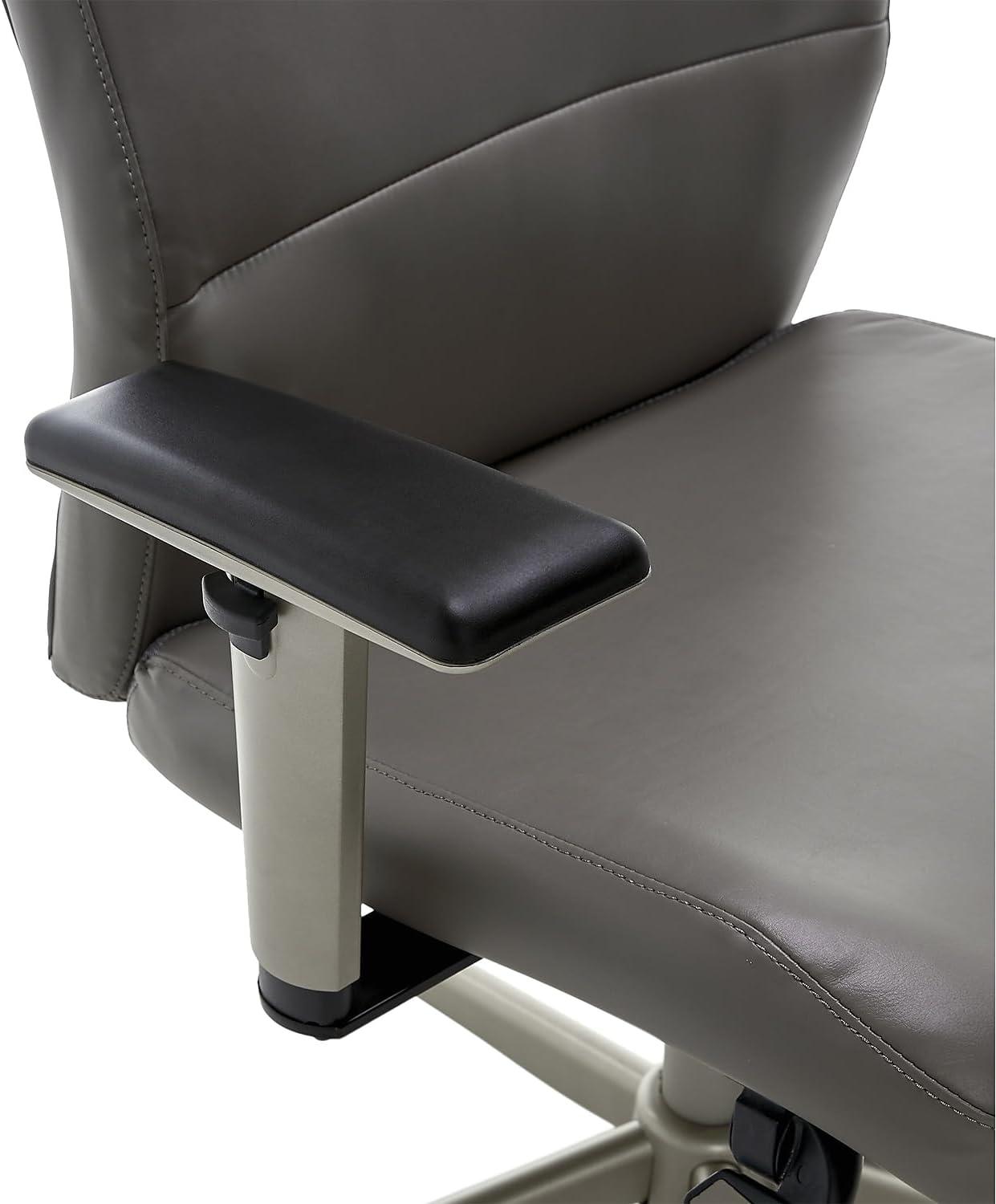 Baylor La-Z-Boy Bonded Leather Adjustable Ergonomic Executive Office Chair with Lumbar Support