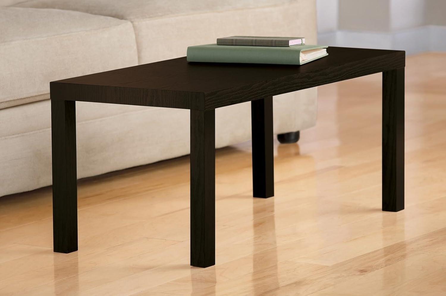 Parsons Espresso Modern Rectangular Composite Coffee Table