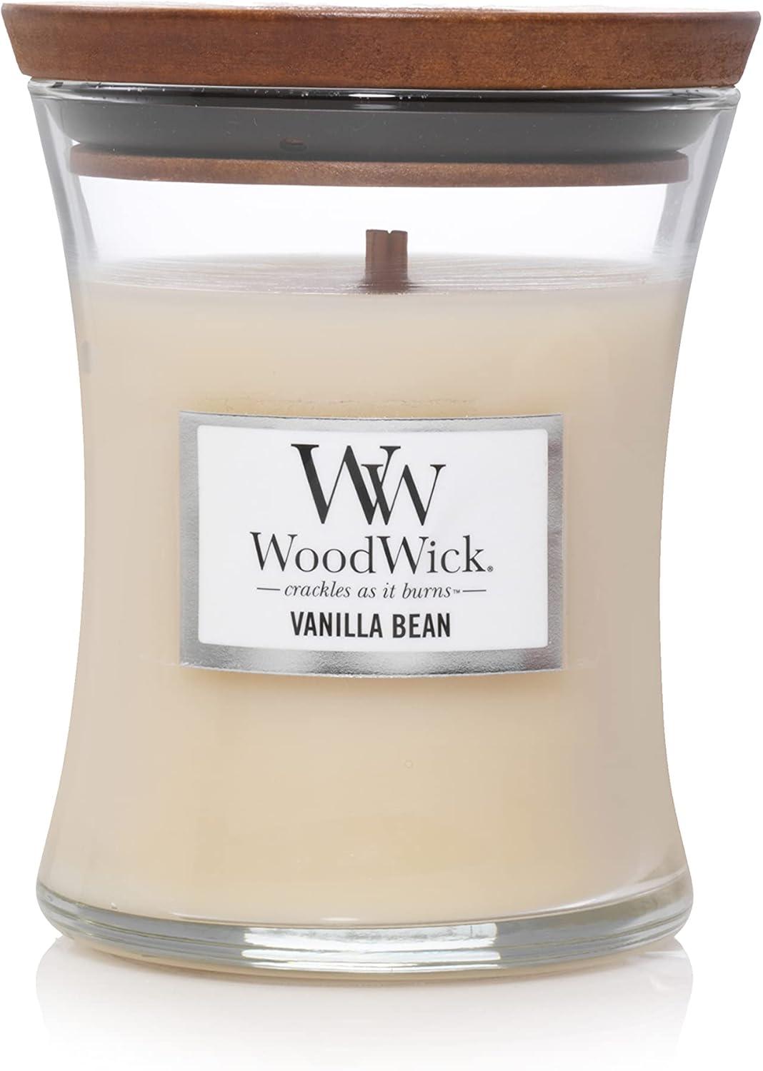 WoodWick Vanilla Bean - Medium Hourglass Candle