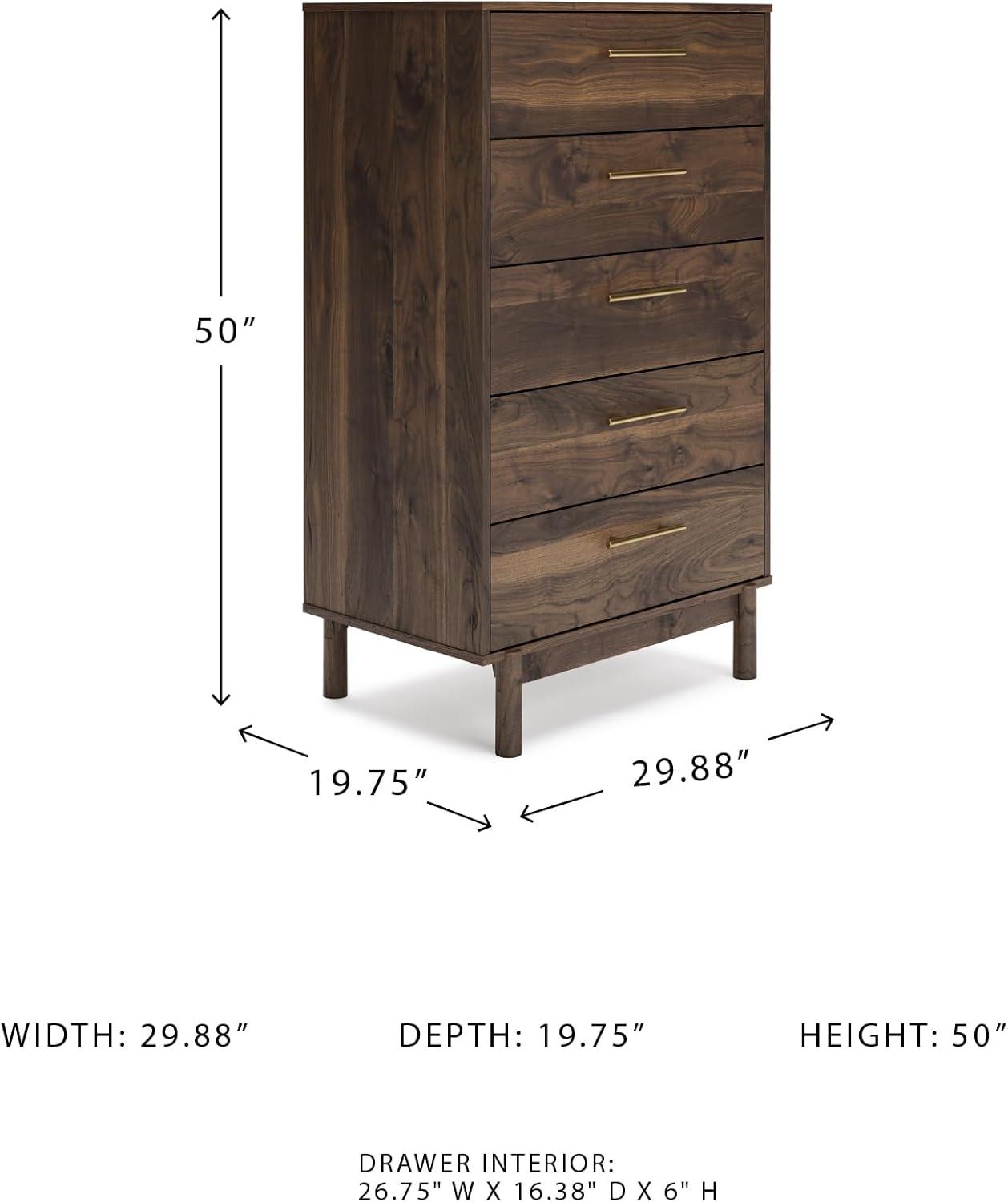 Millwood Pines Dudzik 29.88'' W 5 - Drawer Dresser