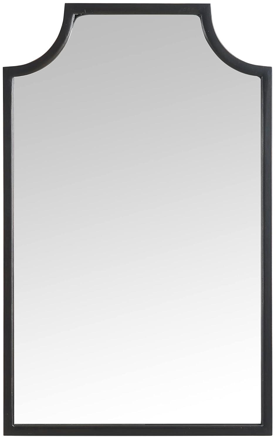 Crosley Aimee Wall Mirror Oil Rubbed Bronze: 38x24 Inch, Traditional Style, Steel Frame, No Assembly Required