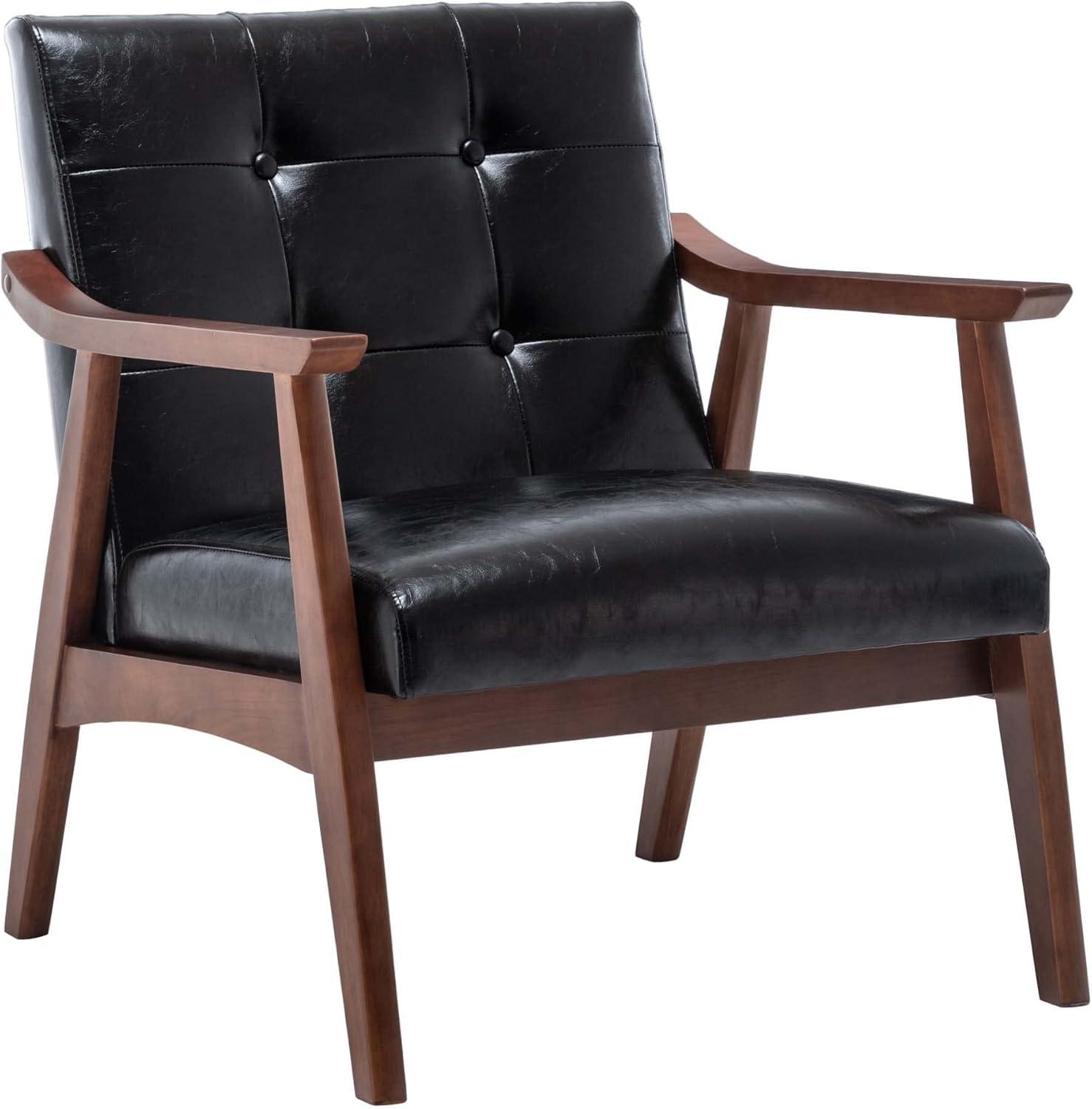 Convenience Concepts Take a Seat Natalie Accent Chair, Light Gray Fabric/Espresso
