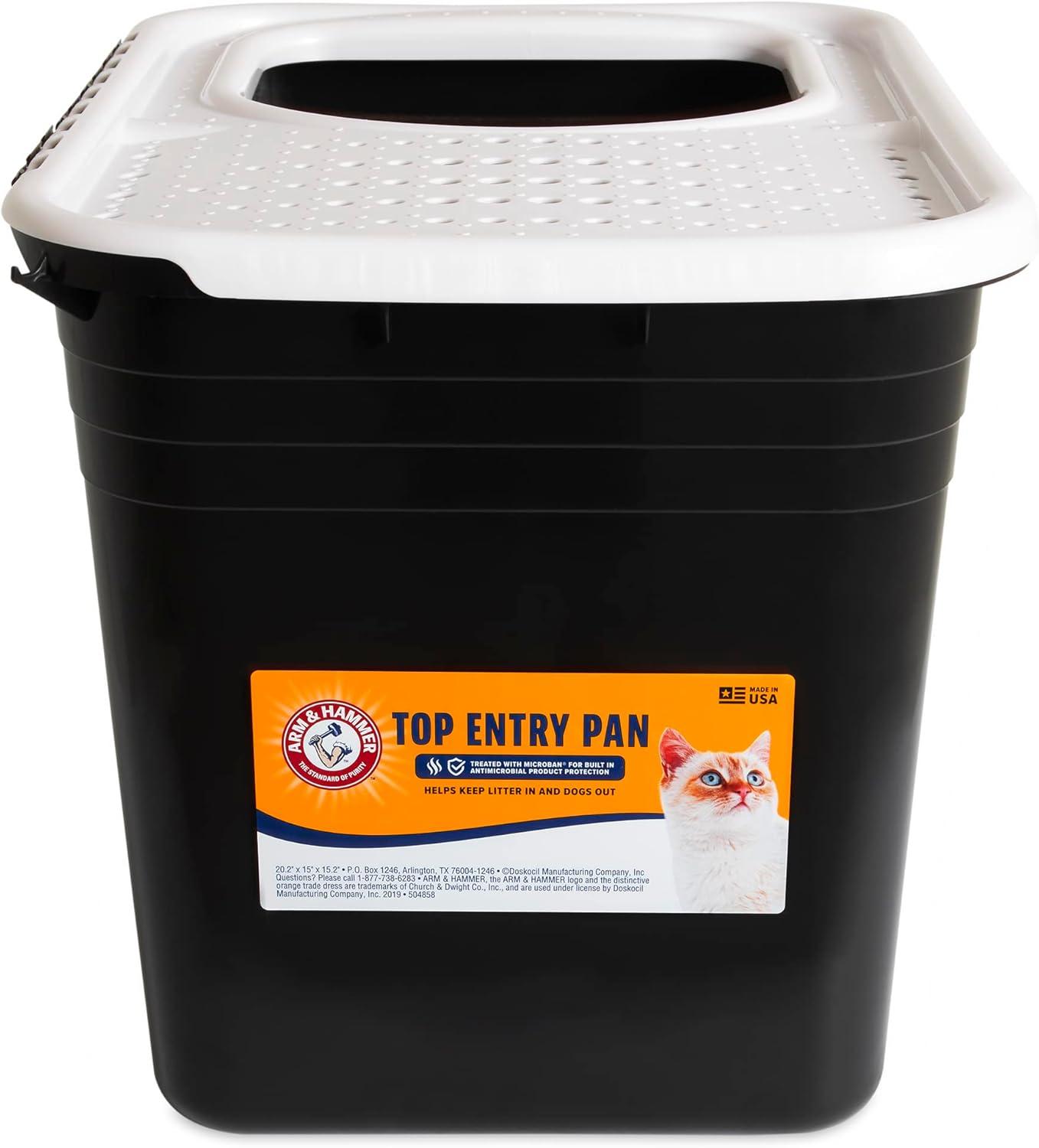 Arm & Hammer® Plastic Enclosed Litter Box