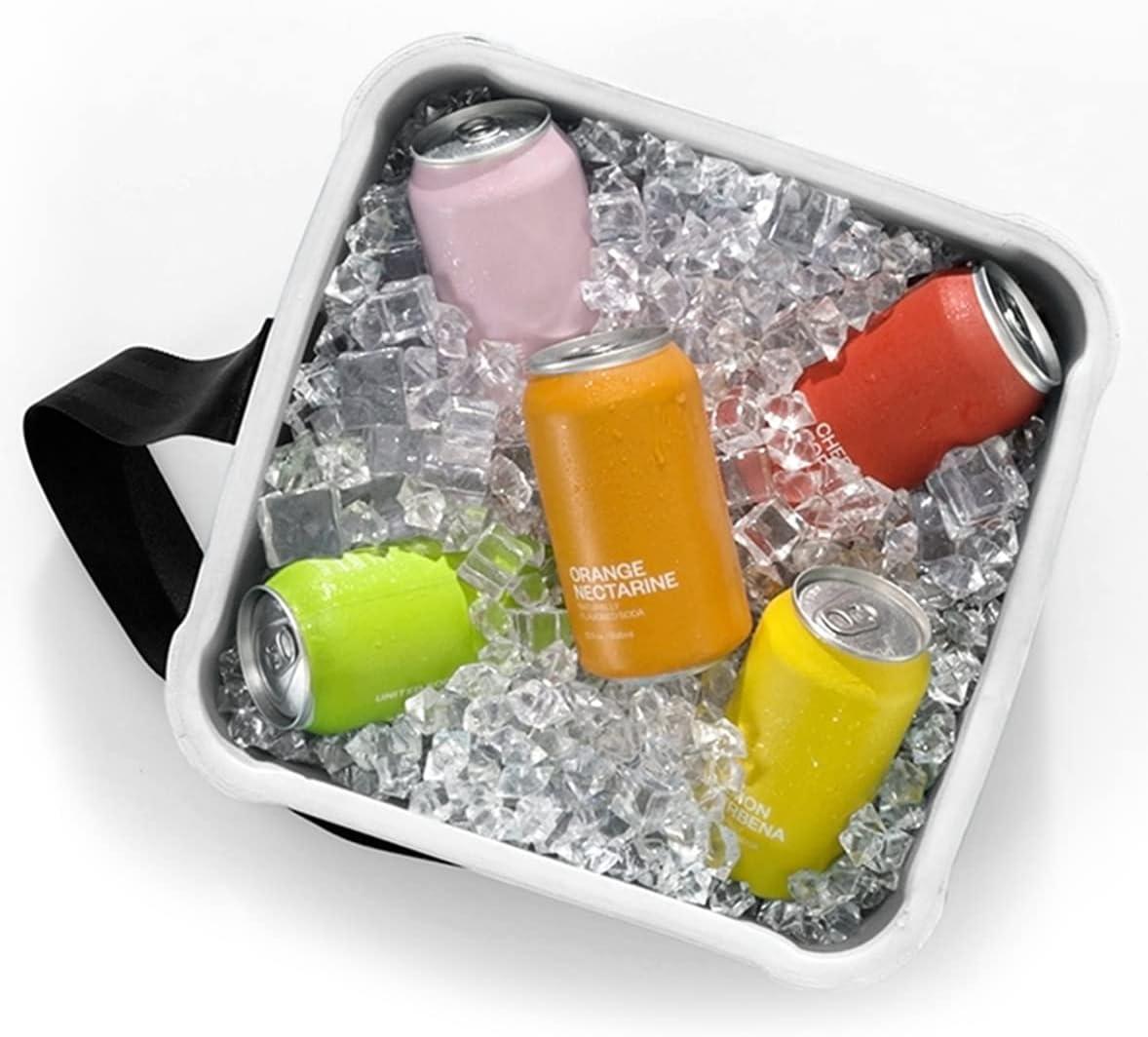 FOAM FOAM Portable 22 Quart EVA Lightweight Beach Rigid Hybrid Soft Side Cooler that Holds 30 Cans & Ice