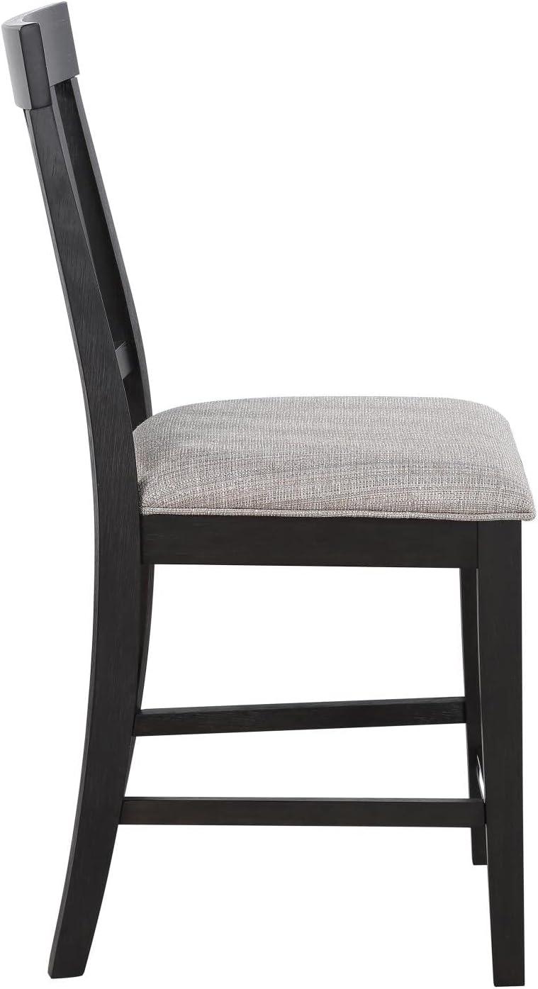 Slat Back Side Chair in Gray