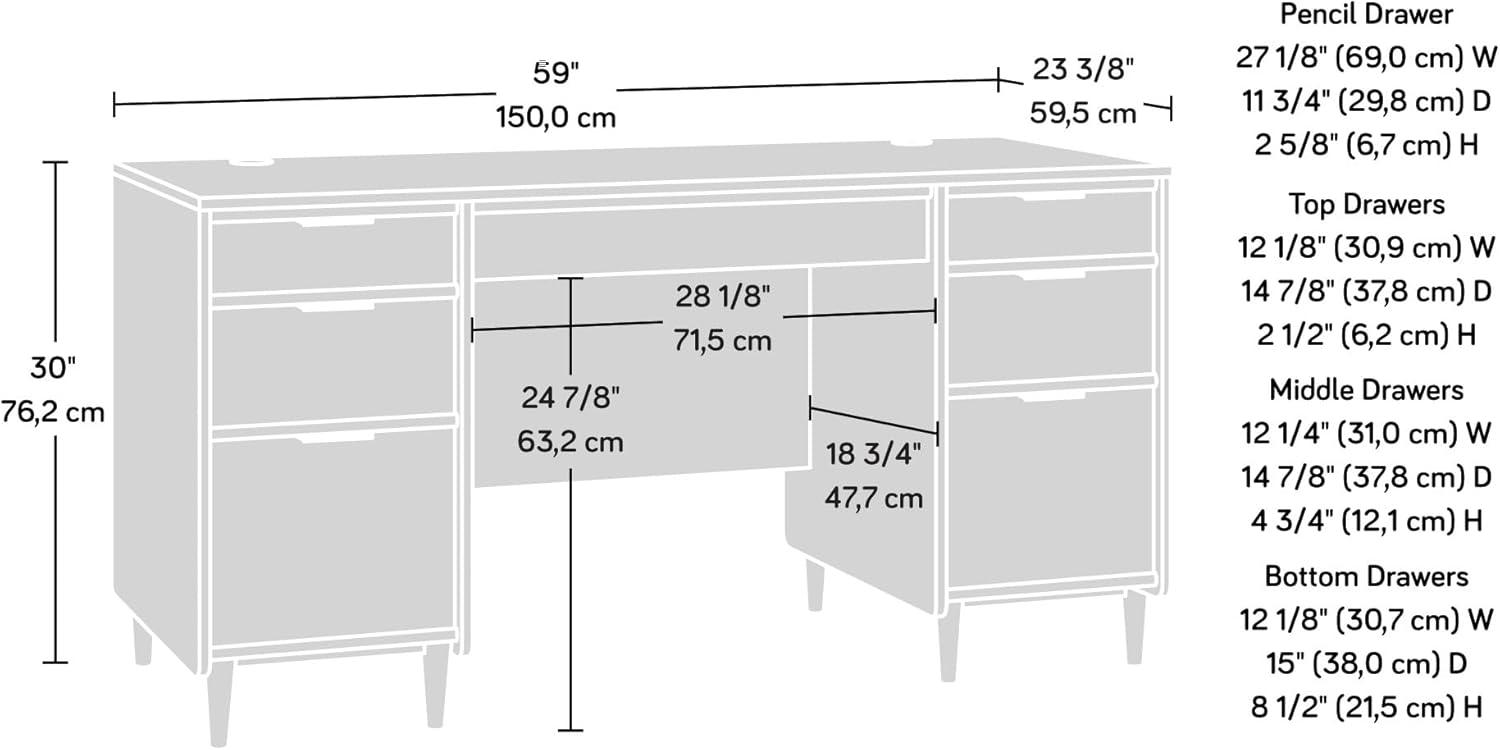Crafters and Weavers Clifford Executive Desk