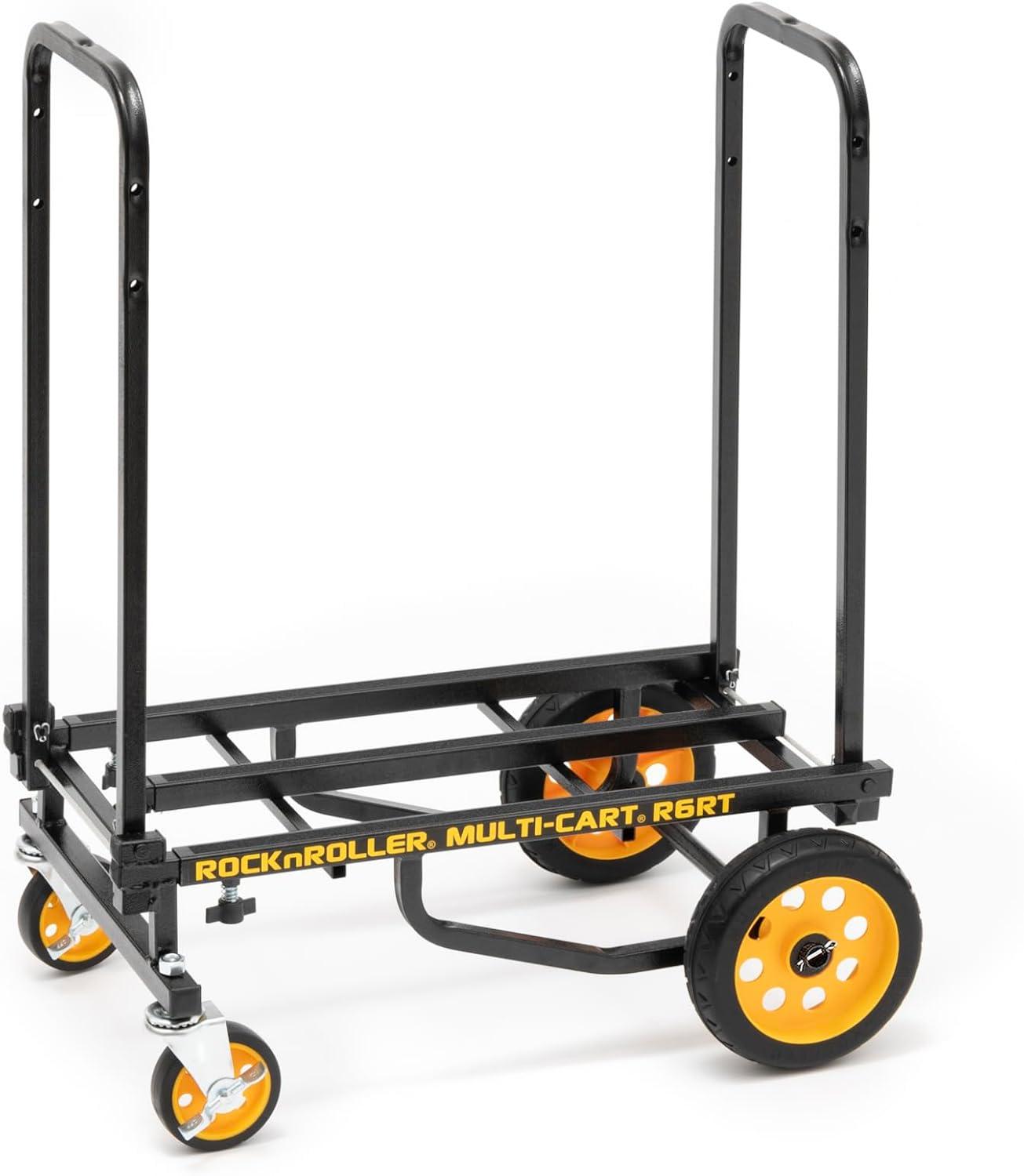 Odyssey OR6RT RockNRoller Mini Heavy Duty Equipment Multi Cart, Black