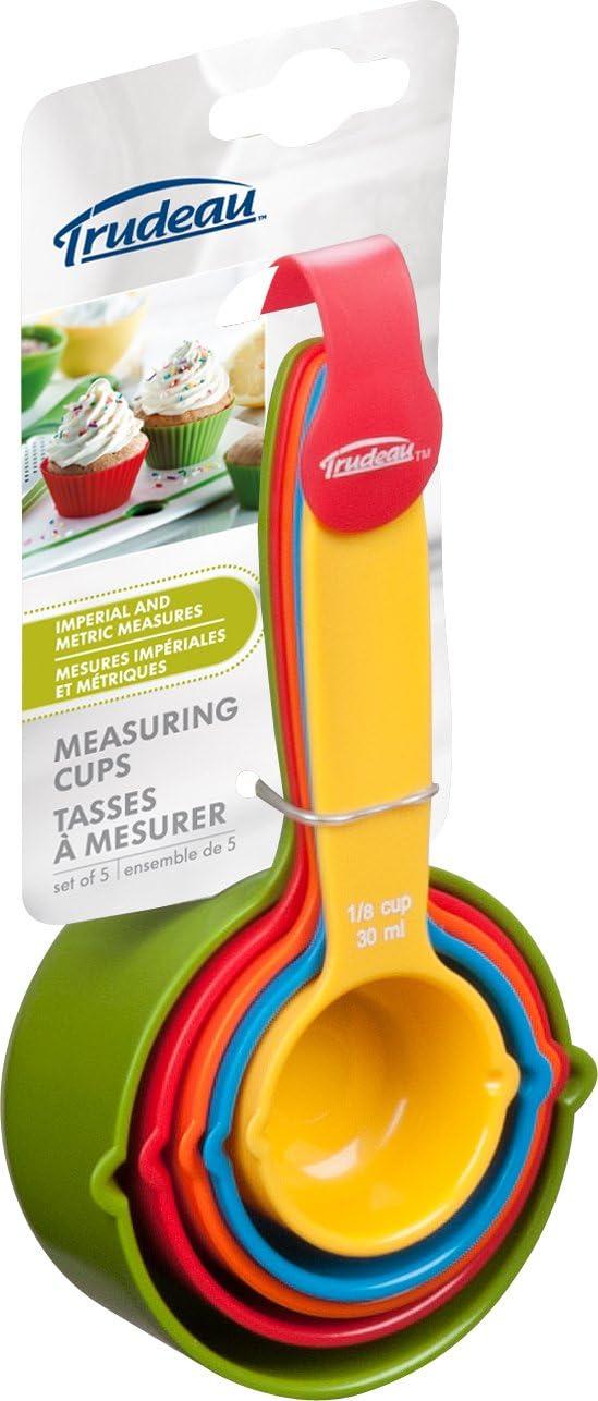 Trudeau Measuring Cups Set Of 5-Assorted Colors