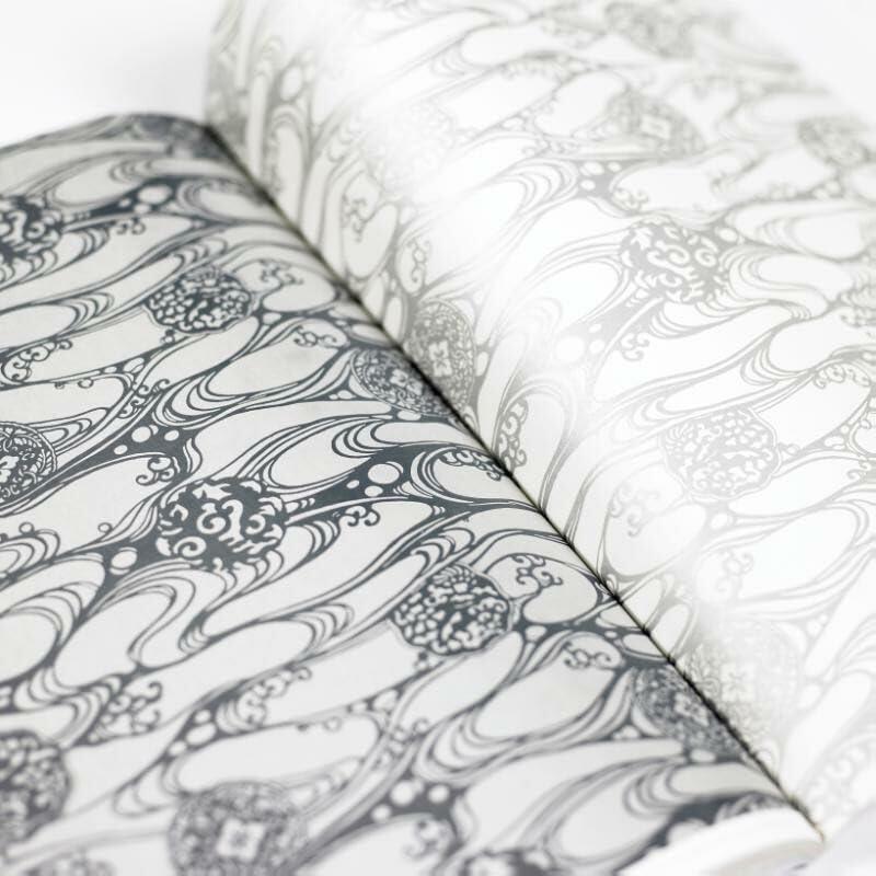 Japanese Patterns Blue and Beige High-Quality Gift Paper Book