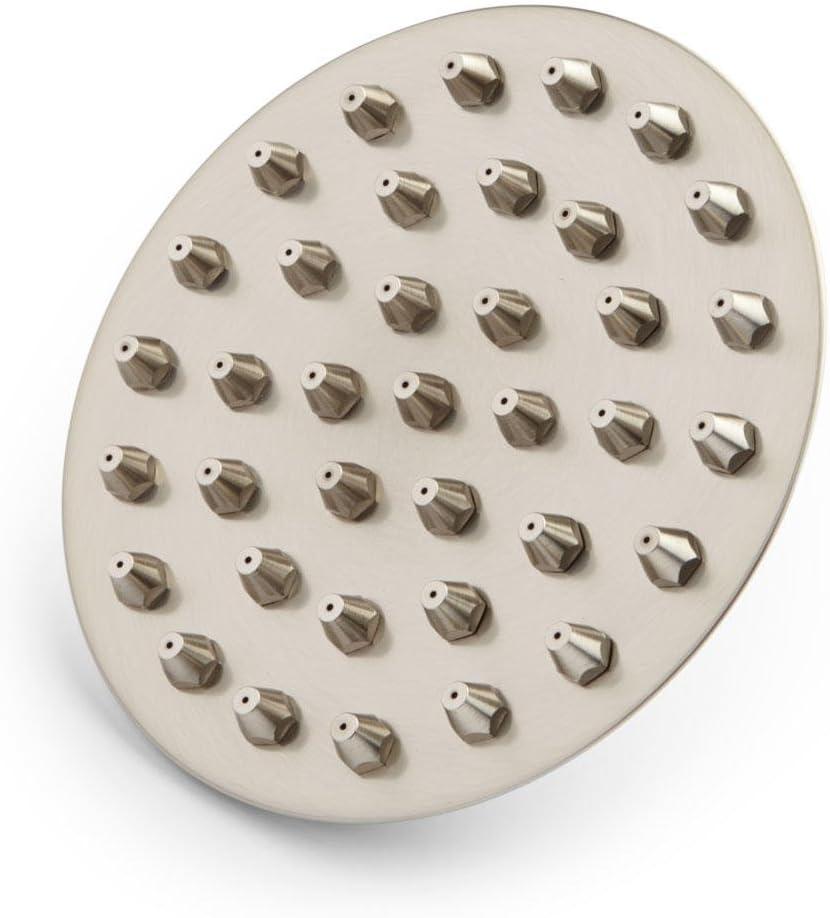 Nickel 8" Round Rain Shower Head with Single Function