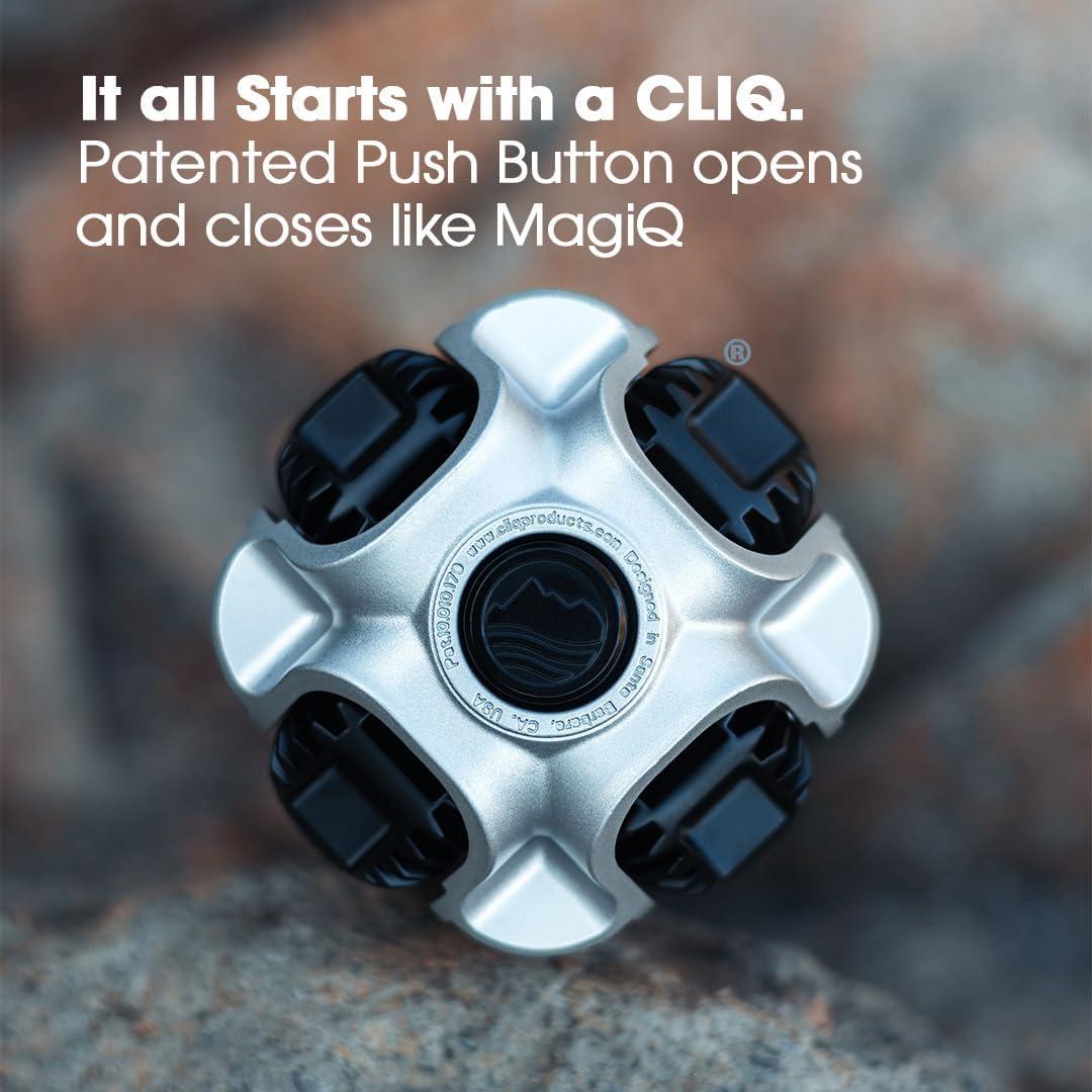 CLIQ Chair - The Bottle-Sized Chair for Anywhere™ - Sets up in 5 Seconds - Portable and Comfortable