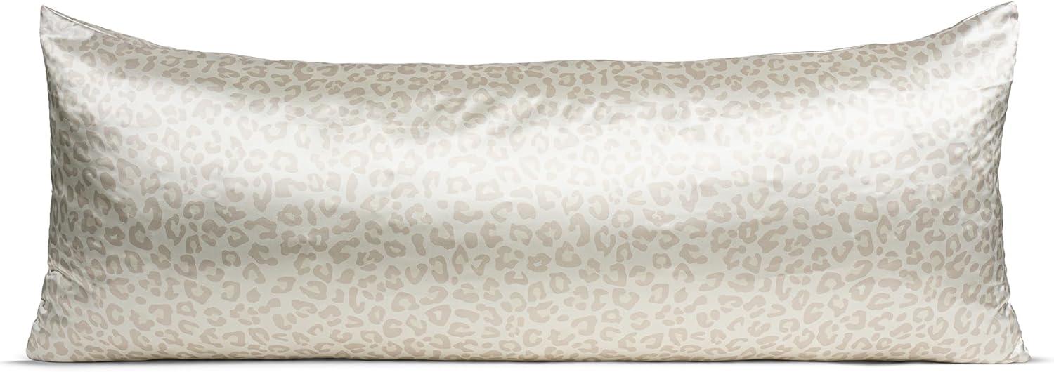 Cheetah Ivory and Gold Body Pillow Case by Sweet Jojo Designs