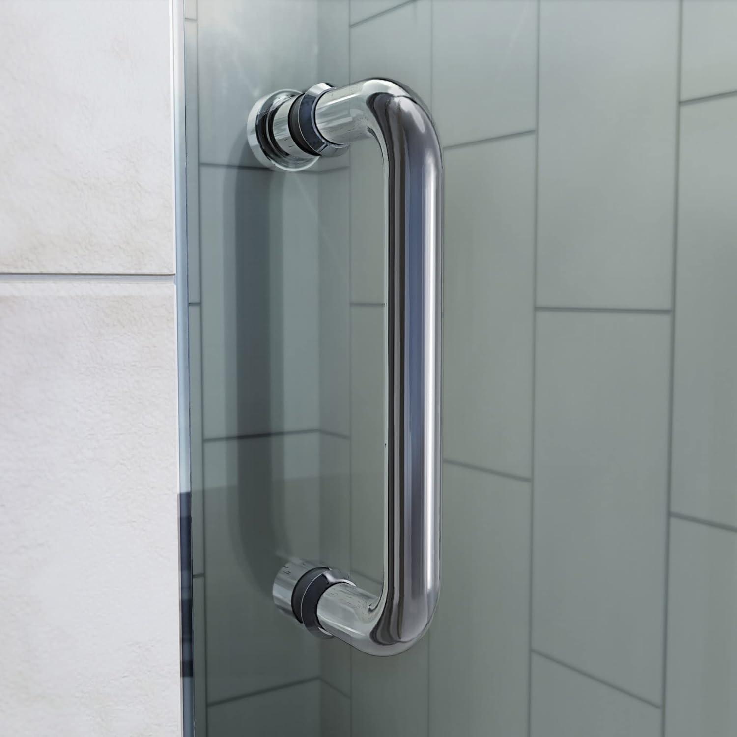 Flex 44" W x 72" H Pivot Semi-Frameless Shower Door