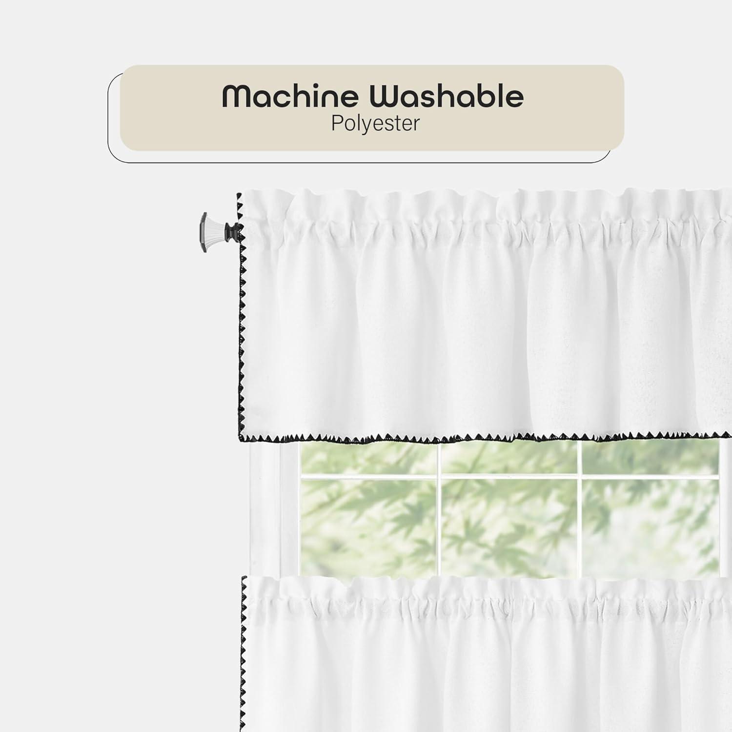 Achim Importing Co Tailored 58'' W Kitchen Curtain