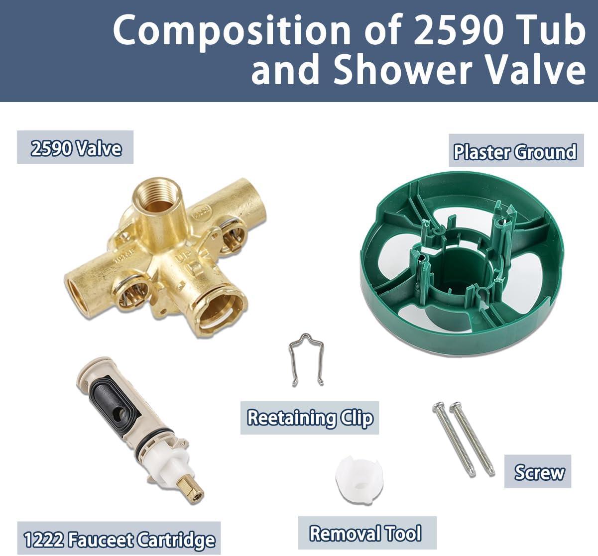 M-Pact Posi-Temp IPS Connection Pressure Balancing Valve