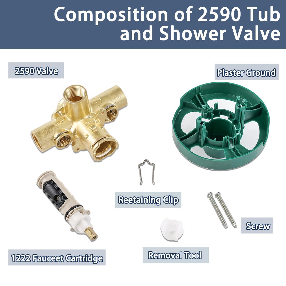 M-Pact Posi-Temp IPS Connection Pressure Balancing Valve