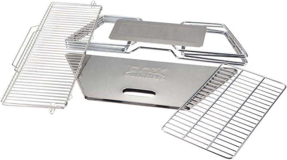 Quick Grill Large: Portable Camping Charcoal Grill with Carrying Bag for Backpacking / 304 Stainless Steel Grill/Outdoor Stove Burner/Hiking Travel Picnic BBQ