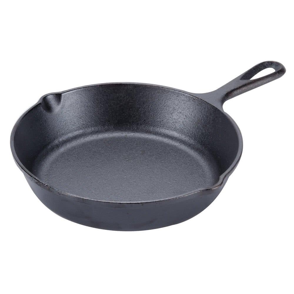 Lodge 6.5" Cast Iron Skillet: Oven & Broiler-Safe, Hand Wash, Gas & Induction Compatible, Black, 1.94 lbs