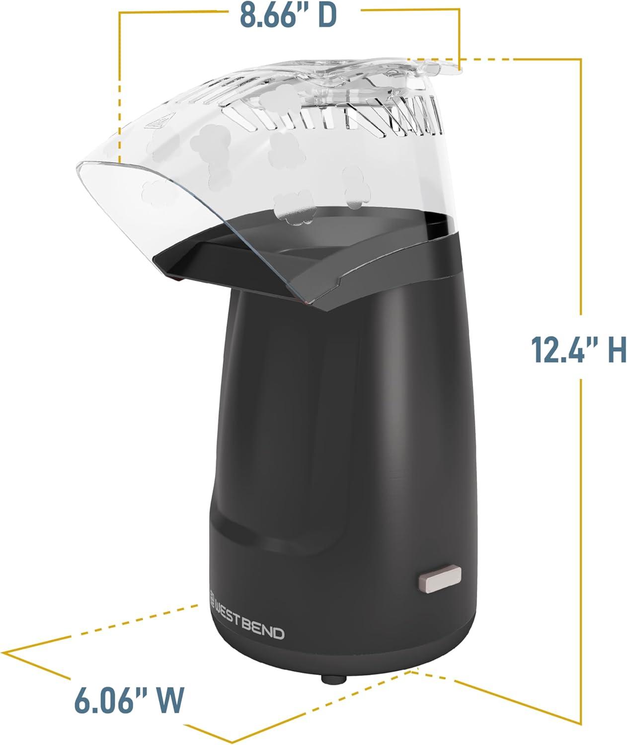 West Bend West Bend Air Crazy 4 Qt. Hot Air Popcorn Machine, In Red