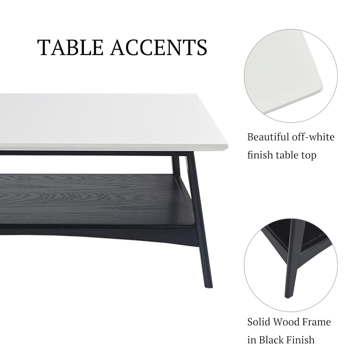 Parker 4 Legs Coffee Table with Storage