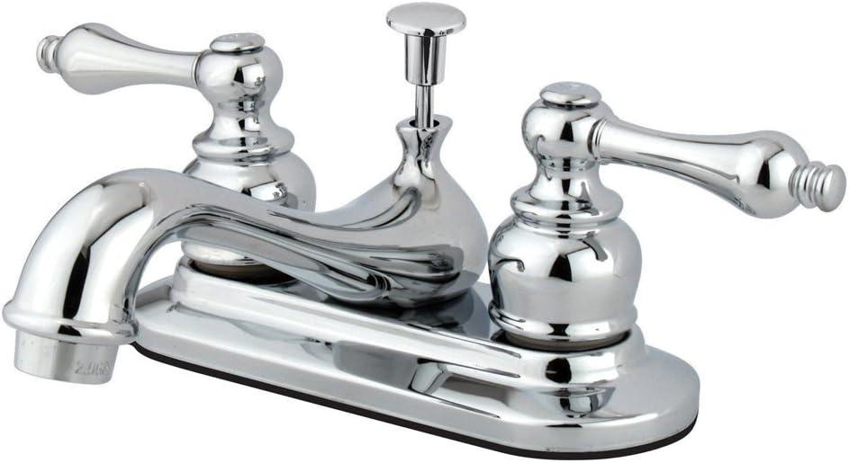 Restoration Centerset Bathroom Faucet with Drain Assembly